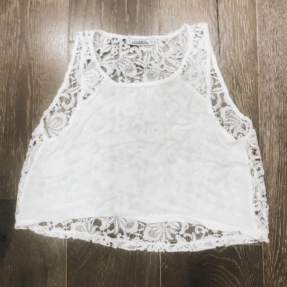 PULL & BEAR Cropped Tank Top
